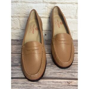 Women's Loafers Marc Joseph East Village Cushioned Penny Loafers Tan Napa | 7.5